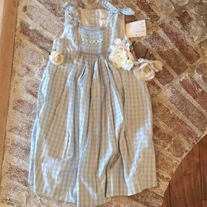 Beautiful blue and yellow dress